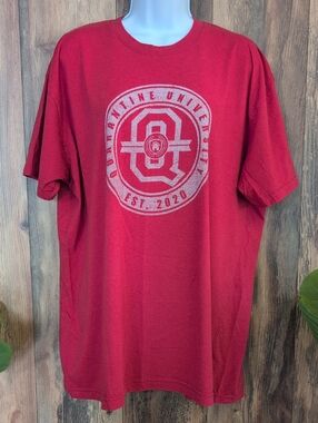 American Apparel "Quarantine University 2020" Covid Graphic Tee 2XL    AC134
